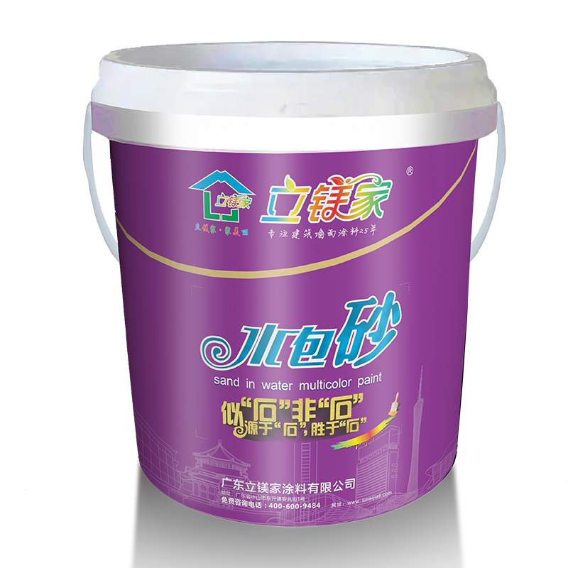 多彩仿石漆|5D水包砂